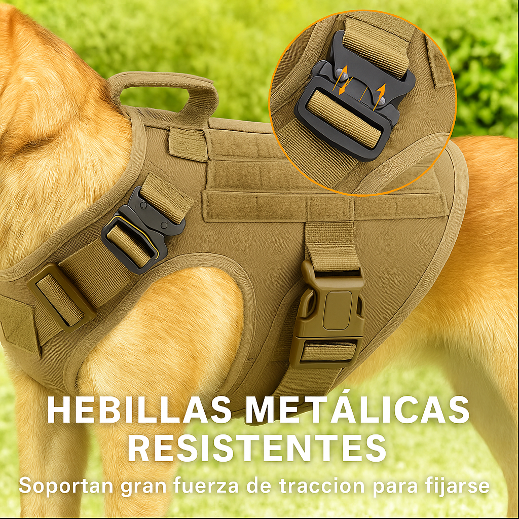Arnés Táctico Militar para Perros + REGALOS