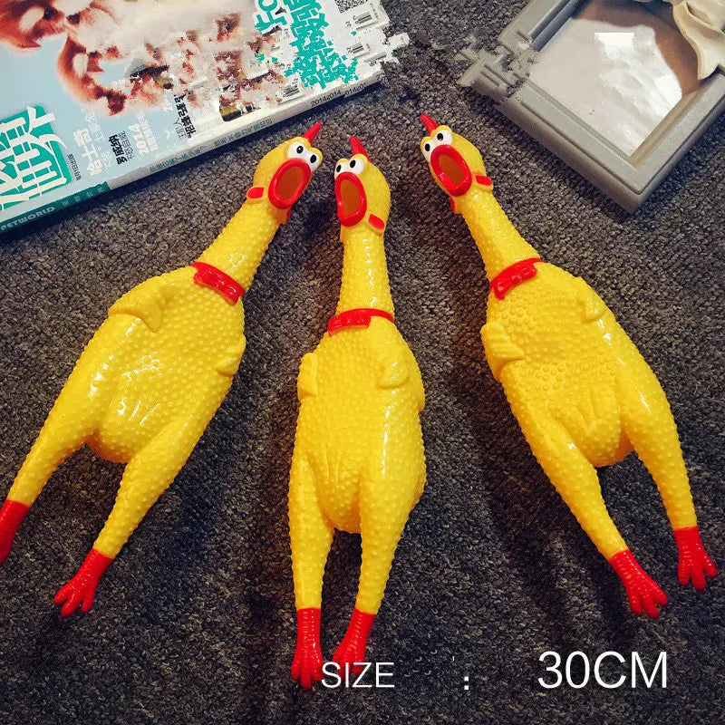 juguete de goma con sonido para perro