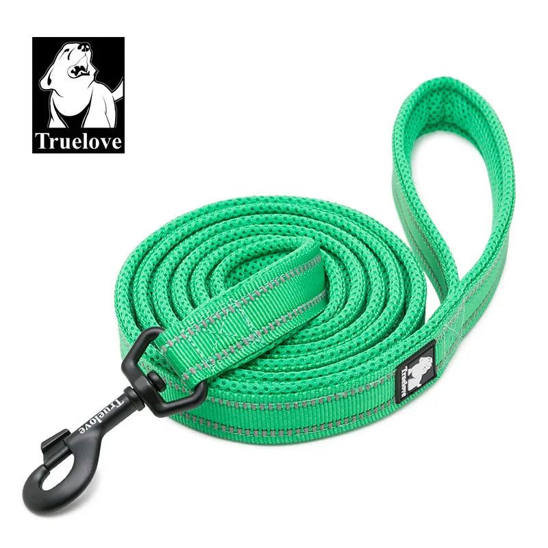 Correa Truelove Suave para Perros y Gatos | Malla Acolchada Reflectante de Nylon - Paseo y Entrenamiento 110cm TLL2111
