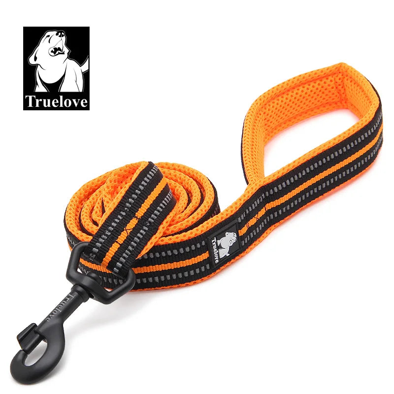 Correa Truelove Suave para Perros y Gatos | Malla Acolchada Reflectante de Nylon - Paseo y Entrenamiento 110cm TLL2111