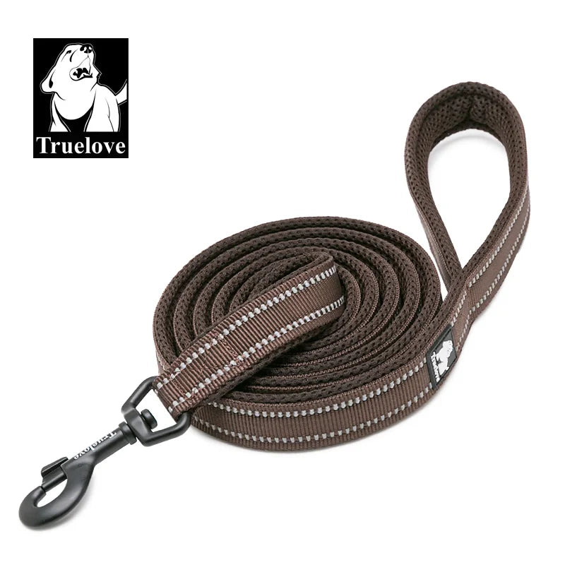 Correa Truelove Suave para Perros y Gatos | Malla Acolchada Reflectante de Nylon - Paseo y Entrenamiento 110cm TLL2111