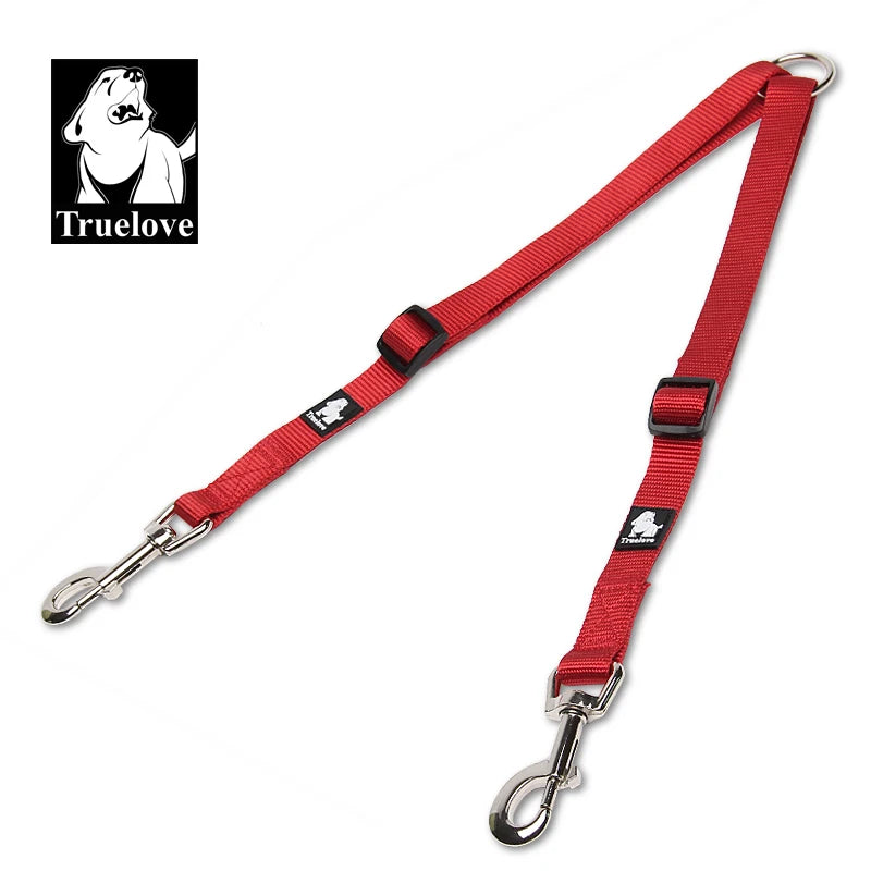 Divisor Truelove TLl2372 para 2 Perros | Doble Correa Anti-Enredo de Nylon