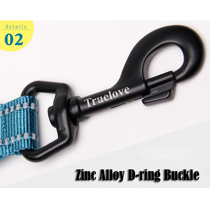 Correa Truelove Suave para Perros y Gatos | Malla Acolchada Reflectante de Nylon - Paseo y Entrenamiento 110cm TLL2111