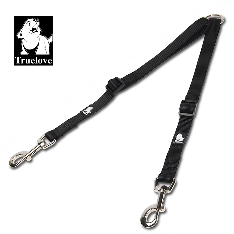 Divisor Truelove TLl2372 para 2 Perros | Doble Correa Anti-Enredo de Nylon