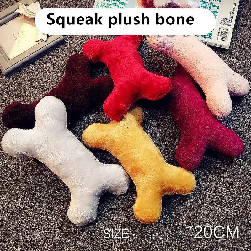 juguete de goma con sonido para perro