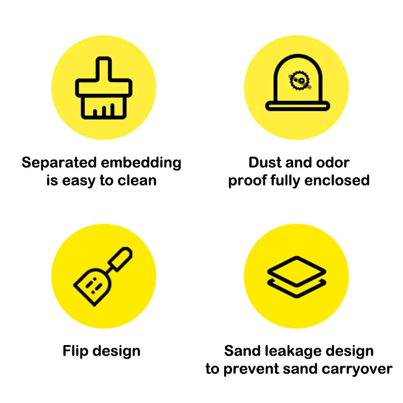 Arenero Totalmente Cerrado con Control de Olores