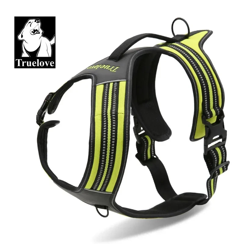 Arnés Deportivo Truelove para Perros | Chaleco Reflectante de Nylon Anti-Tirones con Asa - Aventura Outdoor TLH5551