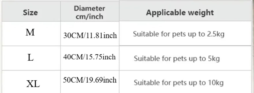 Cama de felpa con rayas para mascotas