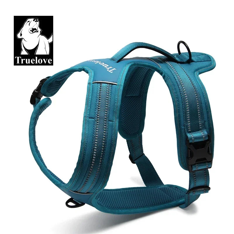 Arnés Deportivo Truelove para Perros | Chaleco Reflectante de Nylon Anti-Tirones con Asa - Aventura Outdoor TLH5551